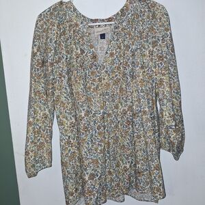 Universal Thread Multicolor Floral Blouse